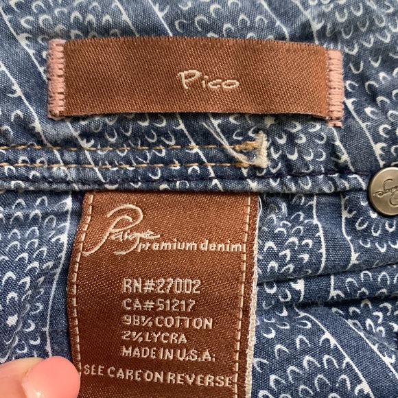 Paige Flared Lowrise Jeans - Picture 5 of 11